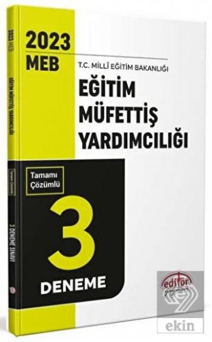 2023 MEB Eğitim Müfettiş Yardımcılığı Tamamı Çözüm