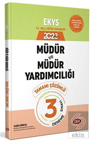 2023 MEB EKYS Müdür ve Müdür Yardımcılığı Tamamı Ç