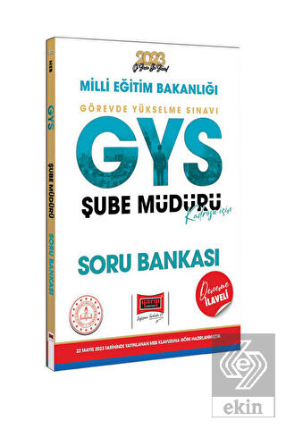 2023 MEB GYS Şube Müdürlüğü Kadrosu İçin Deneme İl