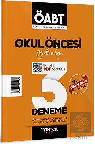2023 ÖABT Okul Öncesi Öğretmenliği Tamamı Çözümlü 