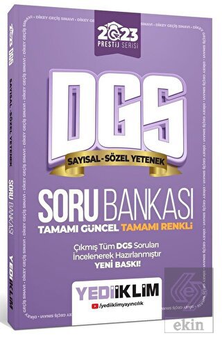 2023 Prestij Serisi DGS Sayısal Sözel Yetenek Soru