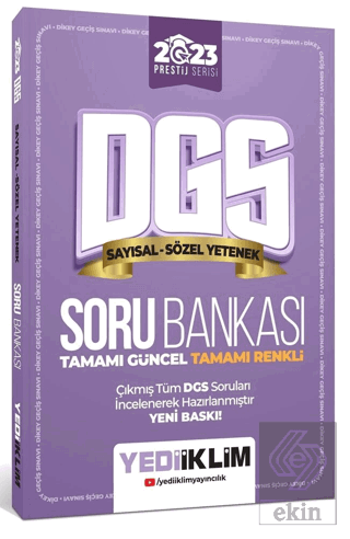 2023 Prestij Serisi DGS Sayısal Sözel Yetenek Soru