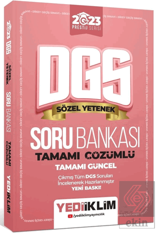 2023 Prestij Serisi DGS Sözel Yetenek Tamamı Çözüm
