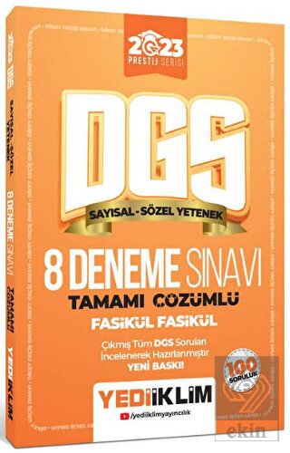 2023 Prestij Serisi Tamamı Çözümlü 8 Fasikül Denem