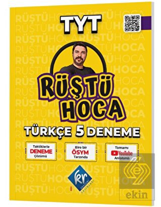 2023 Rüştü Hoca TYT Türkçe 5 Deneme KR Akademi Yay