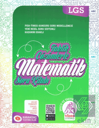 2023 Taktik Çözümlerle LGS Matematik Soru Kitabı K
