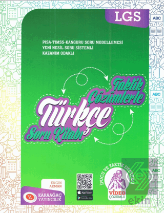 2023 Taktik Çözümlerle LGS Türkçe Soru Kitabı Kara