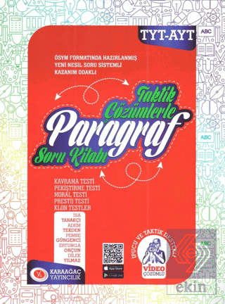 2023 Taktik Çözümlerle TYT - AYT Paragraf Soru Kit