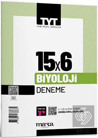 2023 TYT Biyoloji 15 Deneme Tamamı Video Çözümlü M