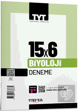 2023 TYT Biyoloji 15 Deneme Tamamı Video Çözümlü M