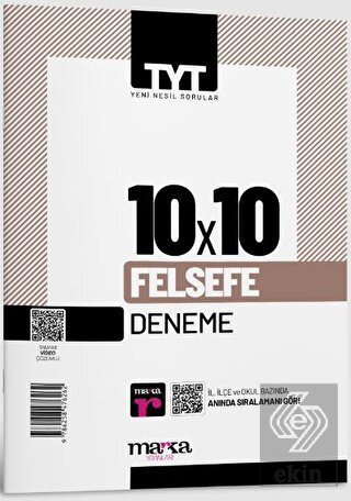 2023 TYT Felsefe 10 Deneme Tamamı Video Çözümlü Ma