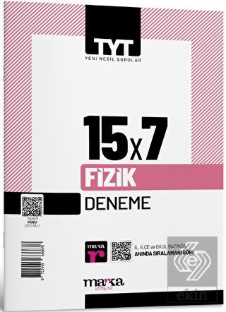 2023 TYT Fizik 15 Deneme Tamamı Video Çözümlü Mark