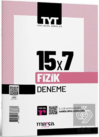2023 TYT Fizik 15 Deneme Tamamı Video Çözümlü Mark