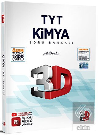 2023 TYT Kimya Soru Bankası 3D Yayınları