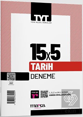 2023 TYT Tarih 15 Deneme Tamamı Video Çözümlü Mark