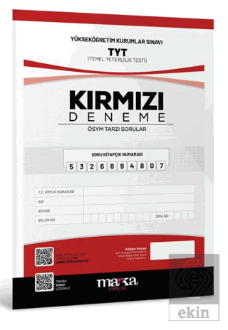 2023 TYT Yeni Nesil Tamamı Video Çözümlü Kırmızı D