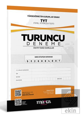 2023 TYT Yeni Nesil Tamamı Video Çözümlü Turuncu D