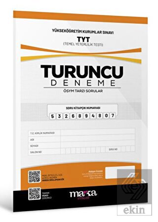 2023 TYT Yeni Nesil Tamamı Video Çözümlü Turuncu D