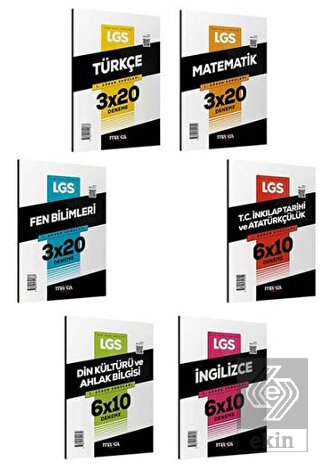 2024 1. Dönem LGS Tüm Dersler Deneme Seti