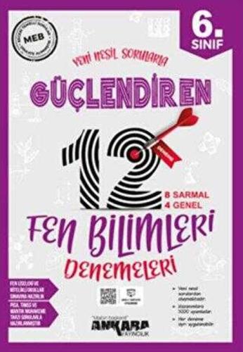 6. Sınıf Fen Bilimleri Güçlendiren 12 Deneme