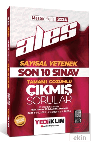 2024 ALES Sayısal Yetenek Son 10 Sınav Tamamı Çözü