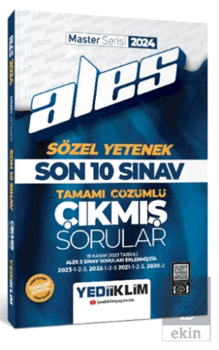 2024 ALES Sözel Yetenek Son 10 Sınav Tamamı Çözüml