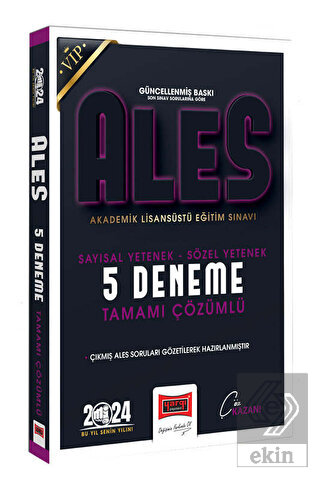 2024 ALES Vip Sayısal-Sözel Yetenek Tamamı Detaylı