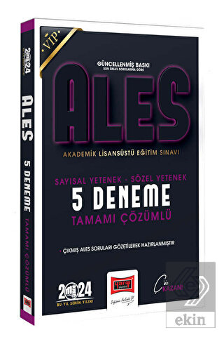 2024 ALES Vip Sayısal-Sözel Yetenek Tamamı Detaylı