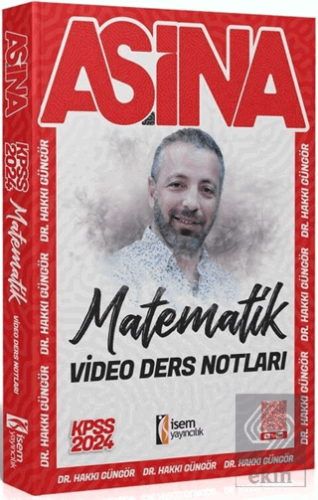 2024 Aşina KPSS Matematik Video Ders Notu