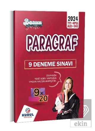 2024 Başucu Serisi Tüm Sınavlar İçin 9x20 Paragraf
