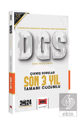 2024 DGS Çıkmış Sorular Tamamı Çözümlü Son 3 Yıl (