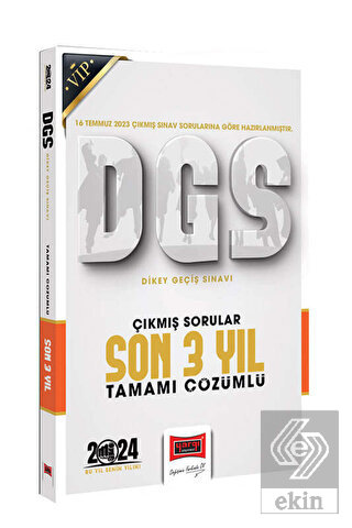 2024 DGS Çıkmış Sorular Tamamı Çözümlü Son 3 Yıl (
