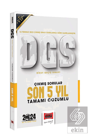2024 DGS Çıkmış Sorular Tamamı Çözümlü Son 5 Yıl (