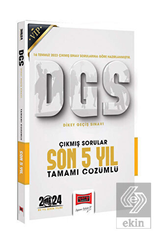 2024 DGS Çıkmış Sorular Tamamı Çözümlü Son 5 Yıl (