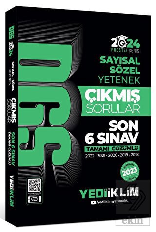 2024 DGS Sayısal Sözel Yetenek Tamamı Çözümlü Son