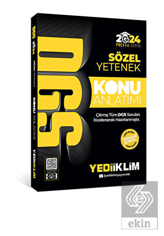 2024 DGS Sözel Yetenek Konu Anlatımı