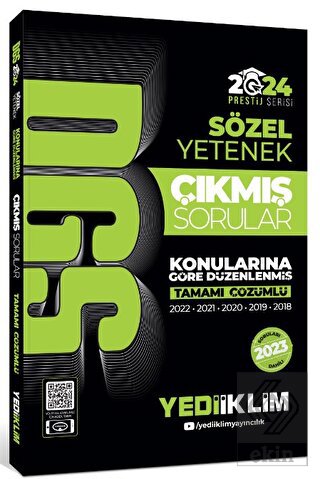 2024 DGS Sözel Yetenek Tamamı Çözümlü Konularına G