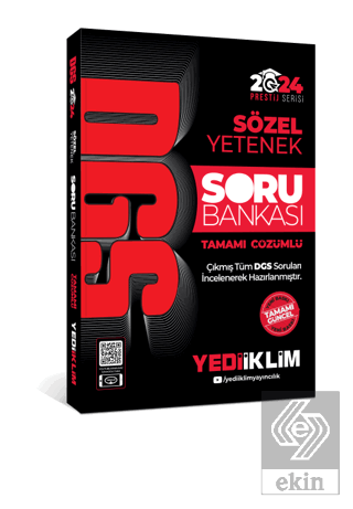 2024 DGS Sözel Yetenek Tamamı Çözümlü Soru Bankası