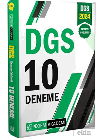 2024 DGS Tamamı Çözümlü 10 Deneme