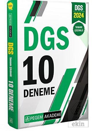 2024 DGS Tamamı Çözümlü 10 Deneme