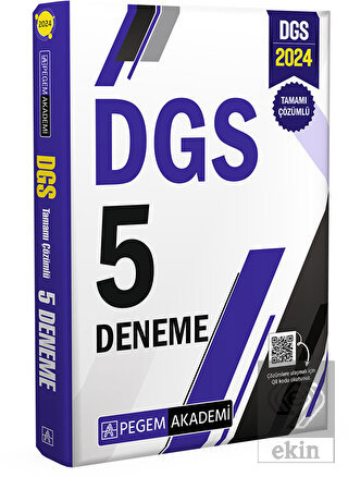 2024 DGS Tamamı Çözümlü 5 Deneme