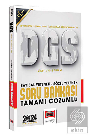 2024 DGS Vip Sözel Sayısal Bölüm Tamamı Çözümlü So