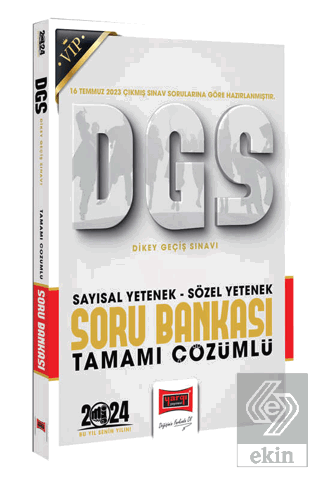 2024 DGS Vip Sözel Sayısal Bölüm Tamamı Çözümlü So