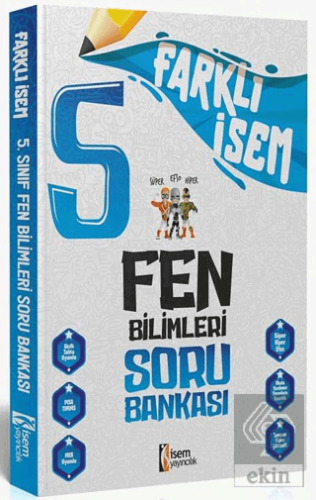 2024 Farklı İsem 5. Sınıf Fen Bilimleri Soru Banka