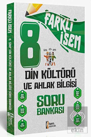 2024 Farklı İsem 8. Sınıf Din Kültürü ve Ahlak Bil