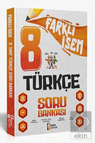 2024 Farklı İsem 8. Sınıf Türkçe Soru Bankası