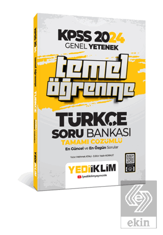 2024 Genel Yetenek Türkçe Temel Öğrenme Tamamı Çöz