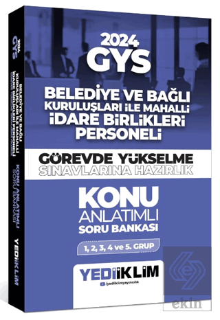 2024 GYS Belediye ve Bağlı Kuruluşları İle Mahalli