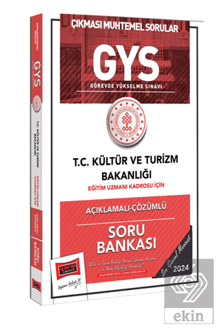 2024 GYS Kültür ve Turizm Bakanlığı Eğitim Uzmanı