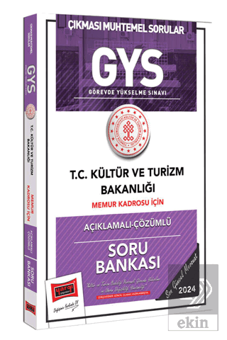 2024 GYS Kültür ve Turizm Bakanlığı Memur Kadrosu